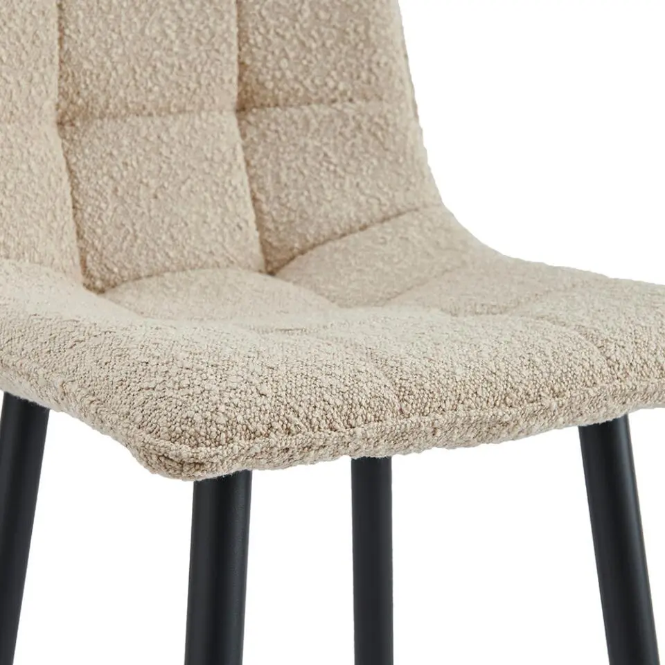2x Barkruk Yerevan - Bouclé Taupe