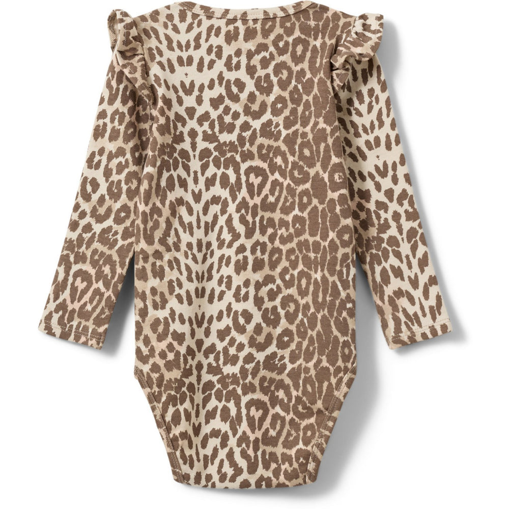 Køb Sofie Schnoor Aop Beige Leopard Dictekb Bodystocking