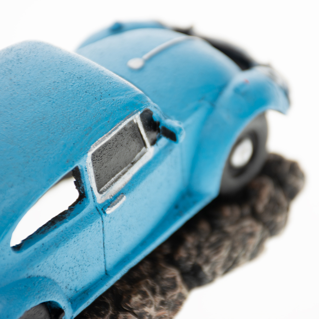 Aqua D'ella Classic Car Duits 15x7,5x6,5cm blauw