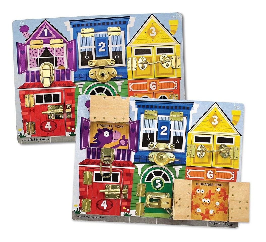 Melissa & Doug - Aktivitetstavle med låse