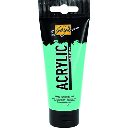 SOLO GOYA Acrylic Türkisblau hell 100 ml Tube