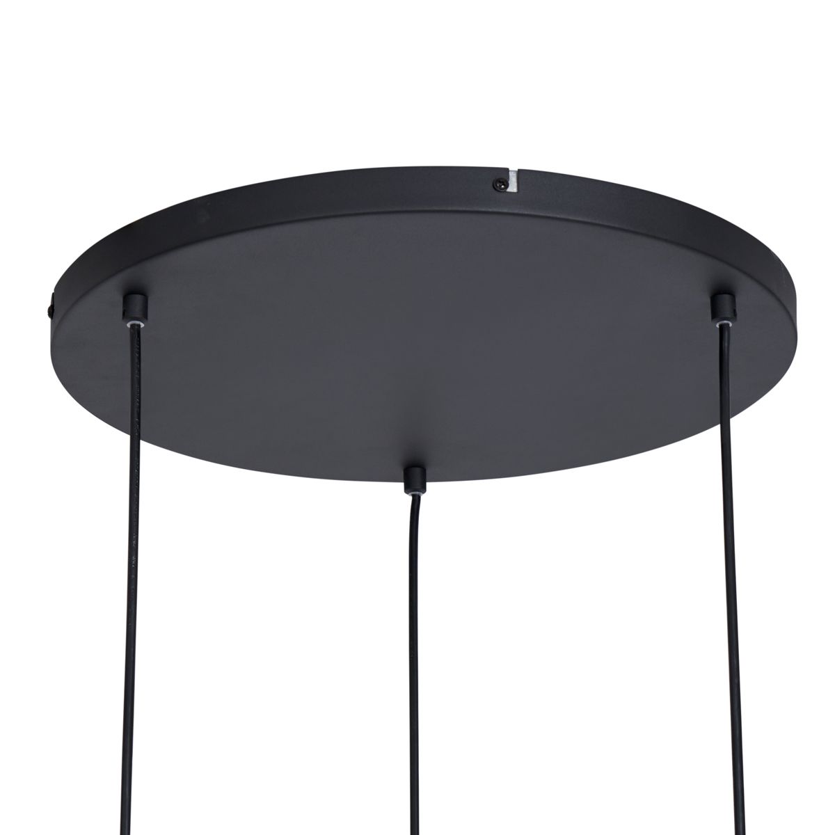 Design hanglamp zwart rond 3-lichts - Indu