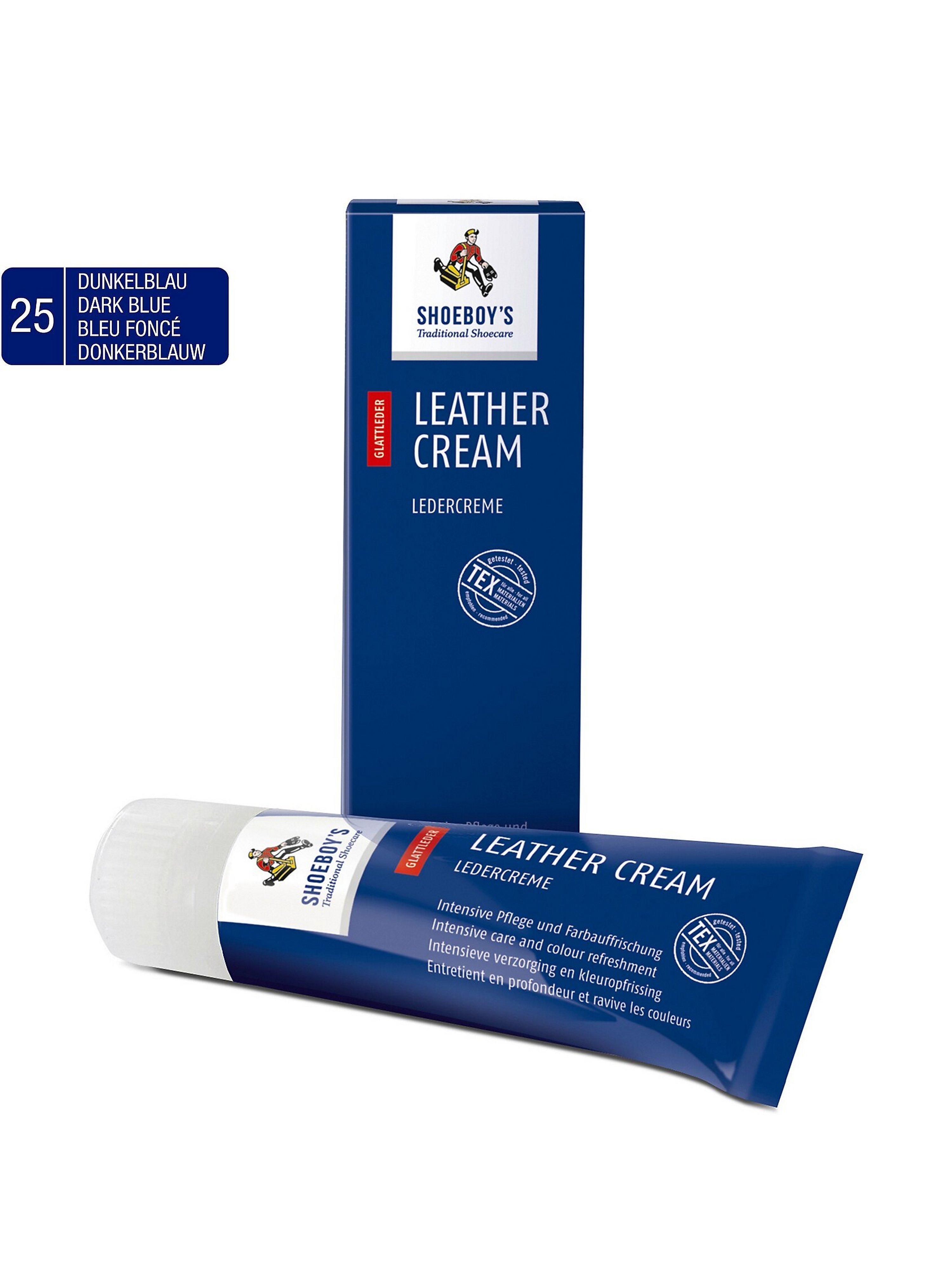 Leder Creme 75 ml - Dunkelblau