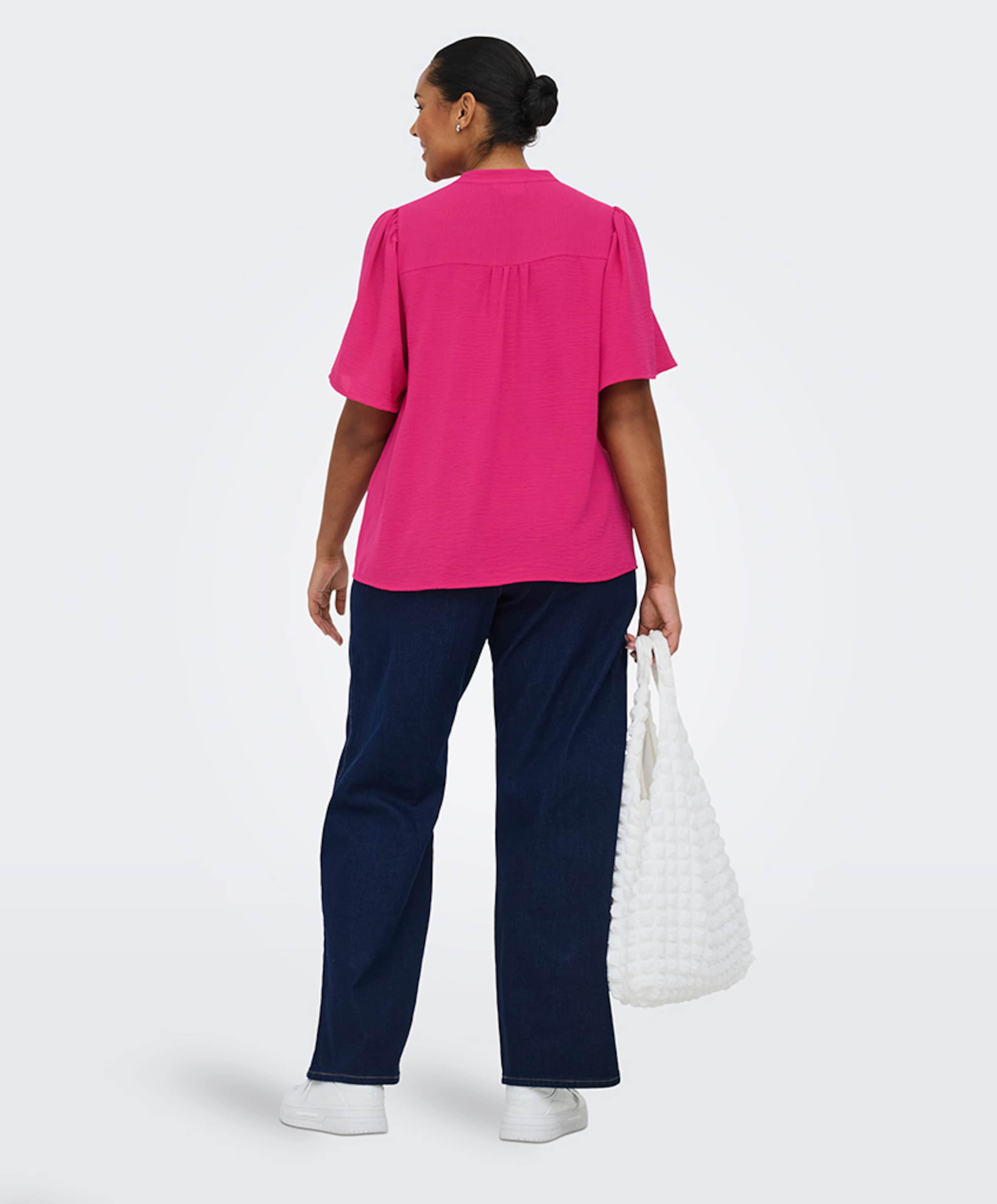 Only Carmakoma Dames blouse roze