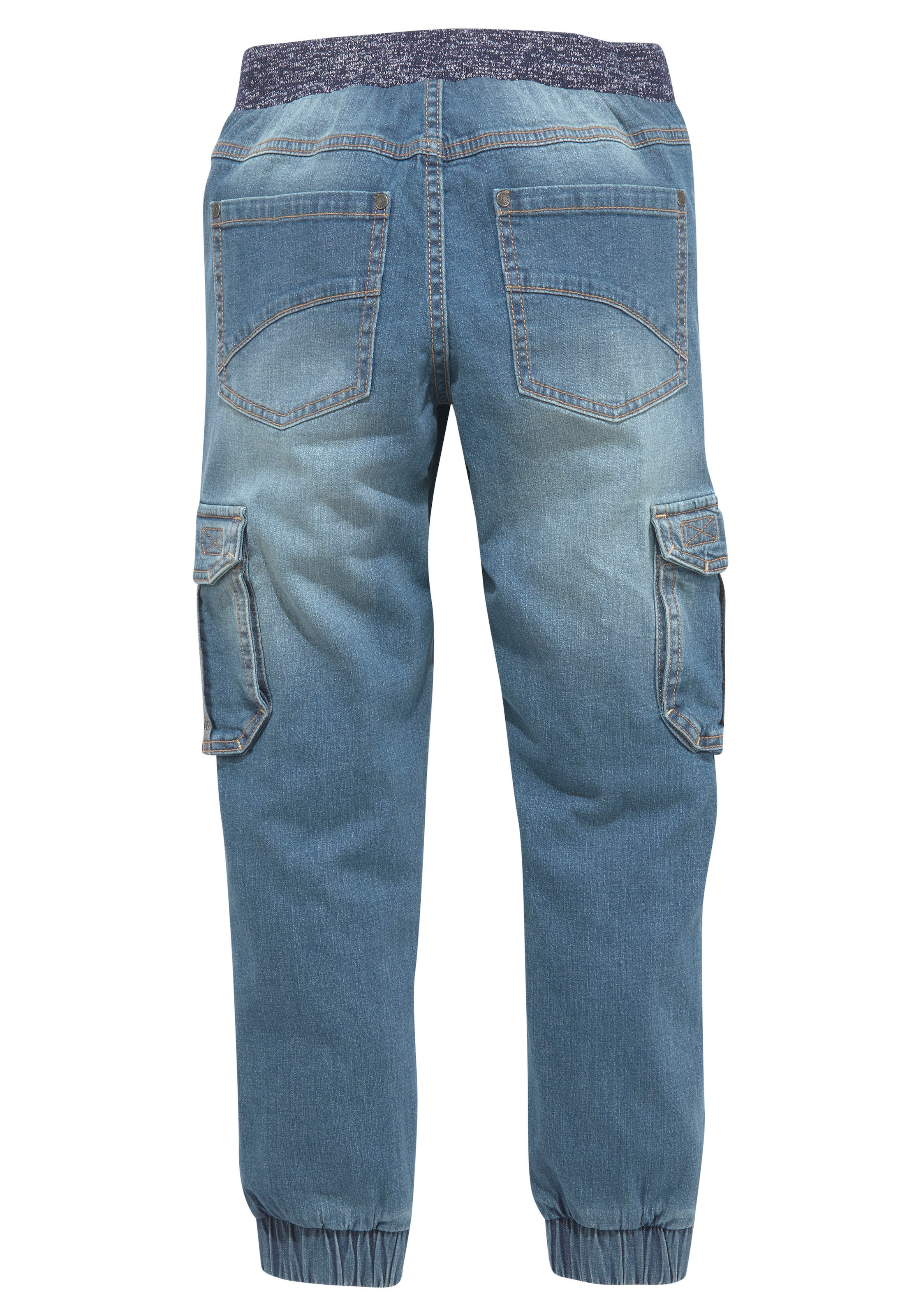 Arizona Cargojeans », Stretch-Jeans für Jungen«, gerades Bein,  mit Bindeband und Gummizug,  normale Taille
