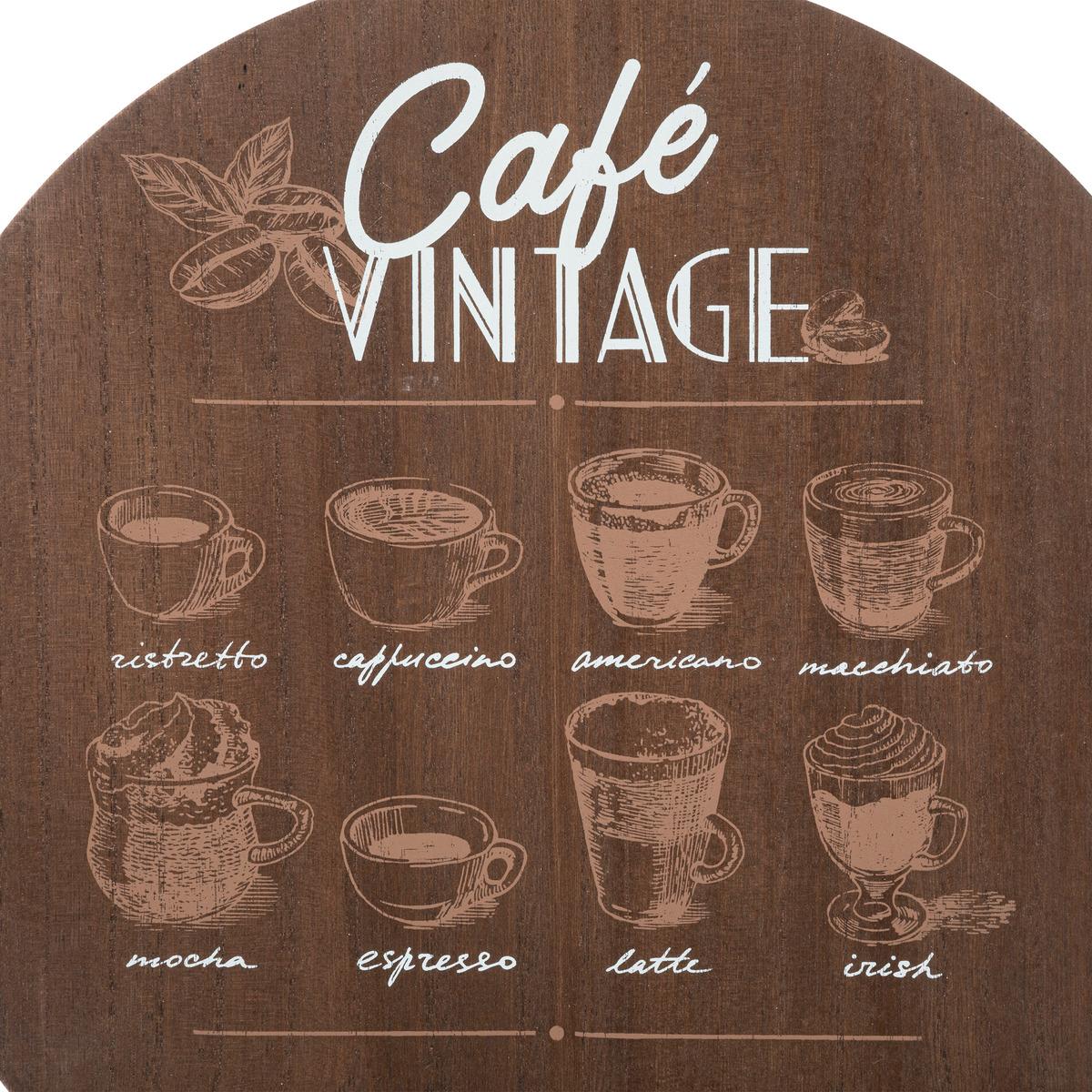 DECO MURALE PLANCHE CAFE BORDELAIS D.38CM