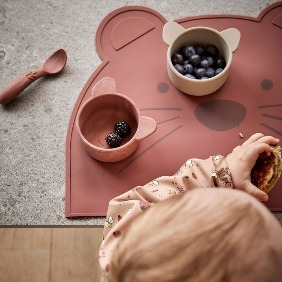 nuuroo Kinderlöffel Ella 3 Stück, Red Mix