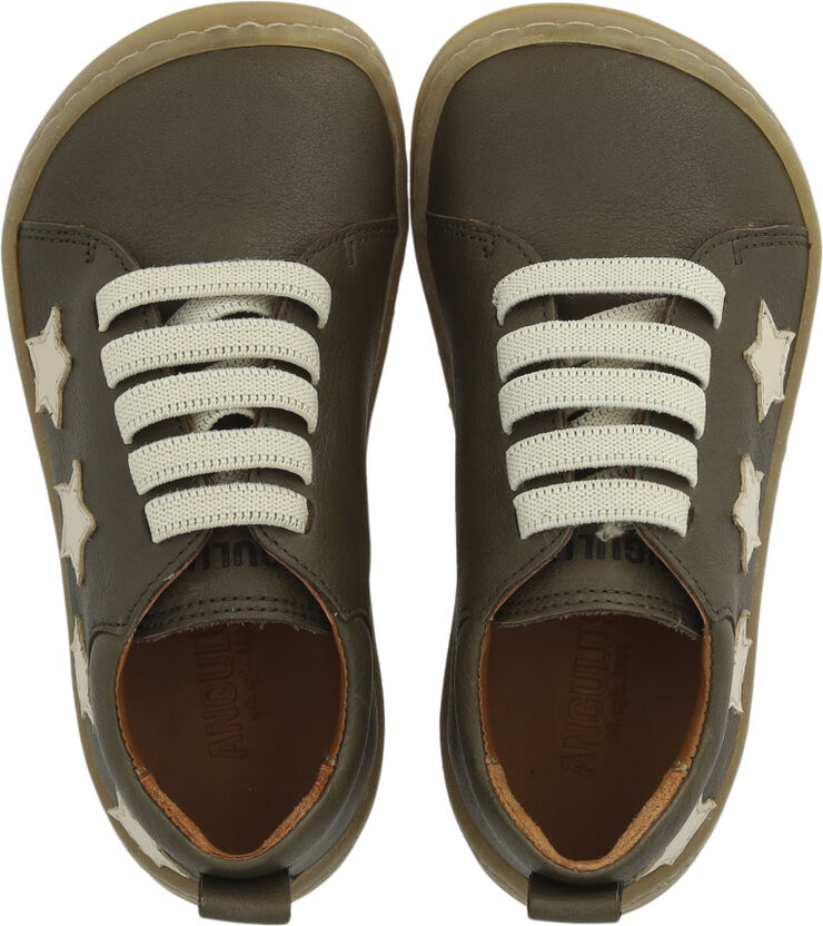 ANGULUS Sneaker med stjerneapplikationer 3207/1502 forrest/buttermilk