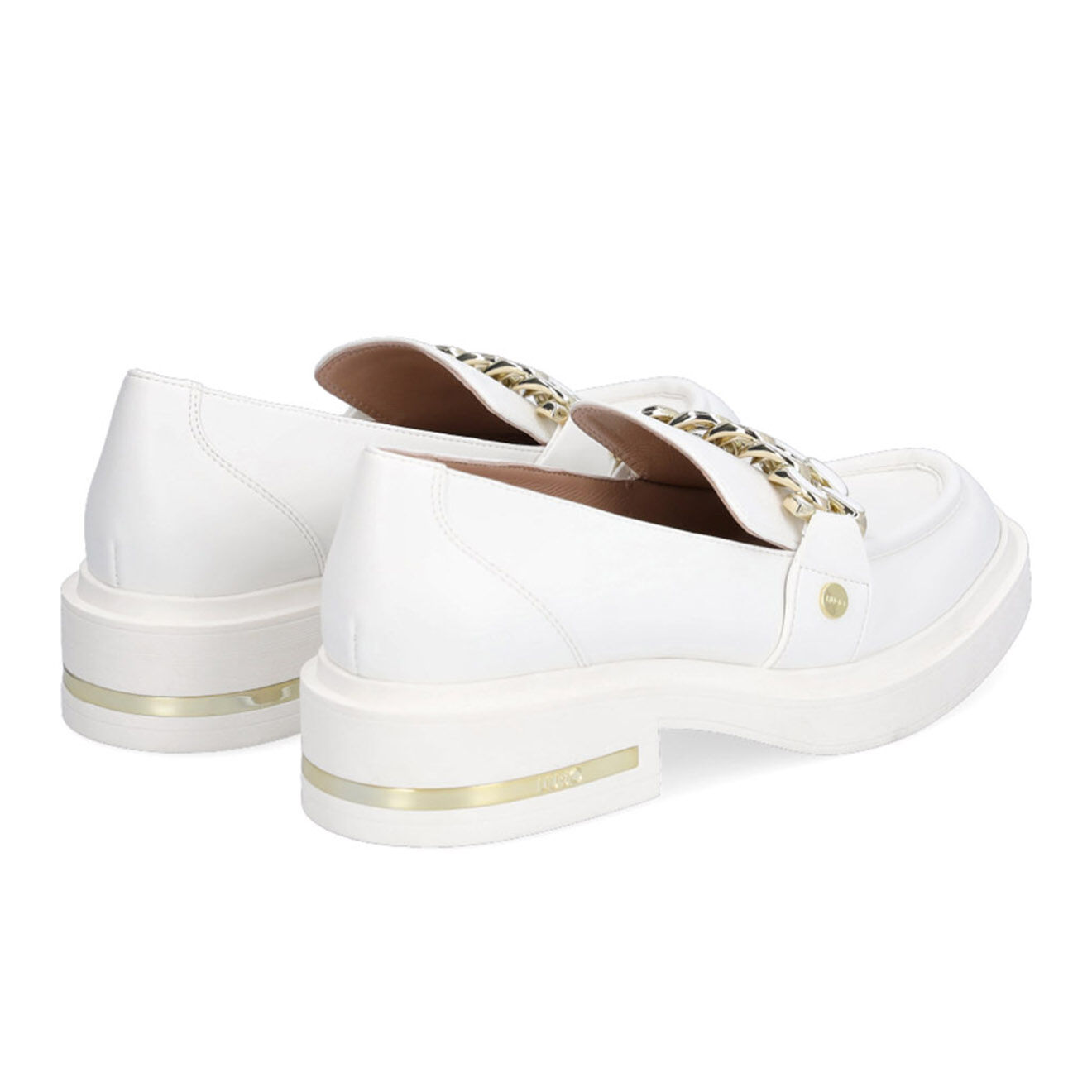 Liu-Jo Mocassins Ganoa blancs