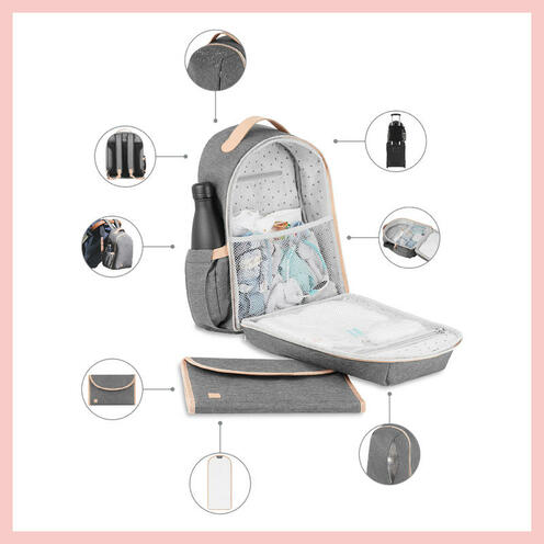 Sac à langer Le Pyla Smokey - BABYMOOV