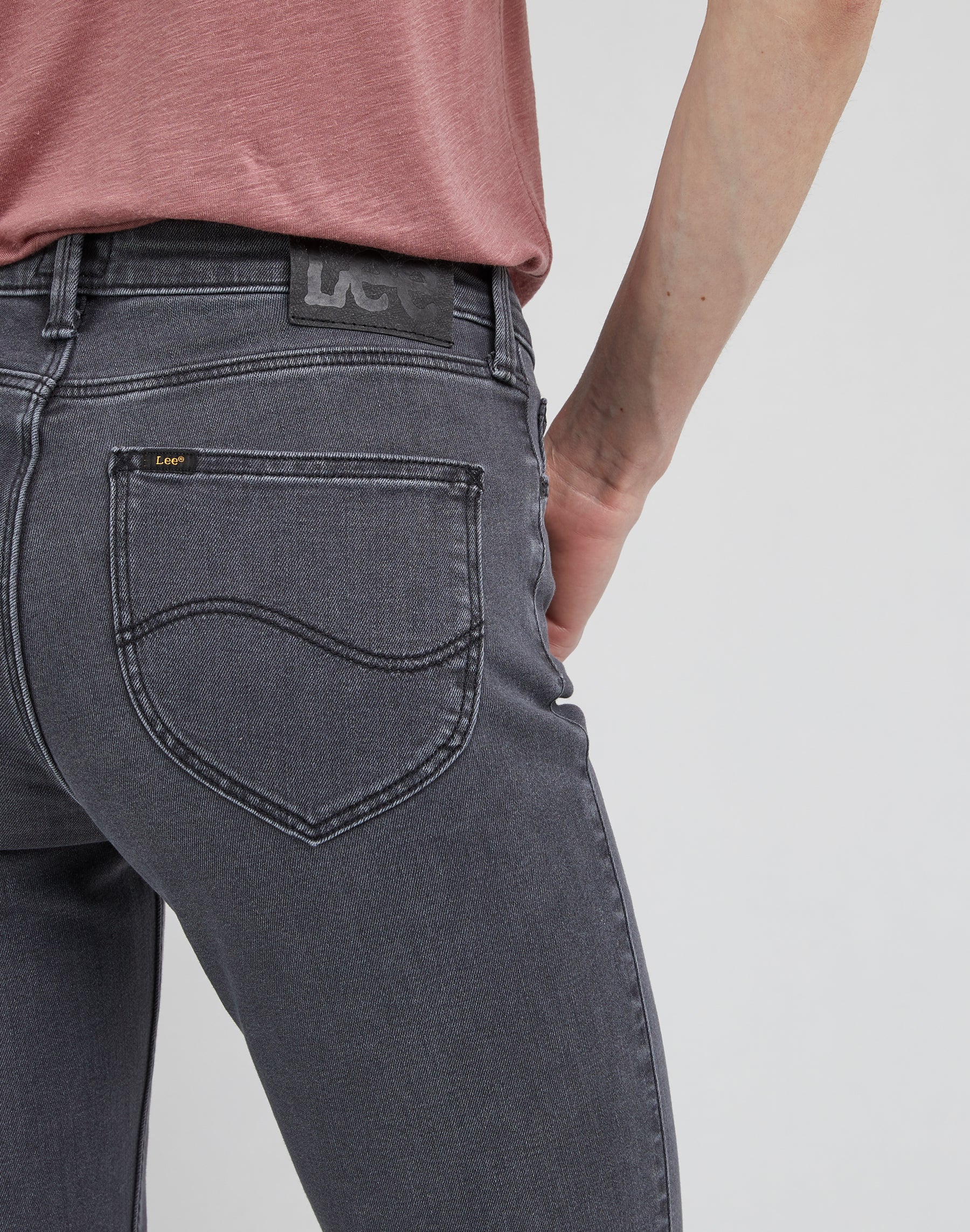Lee  Marion straight leg jeans - Moody Grey