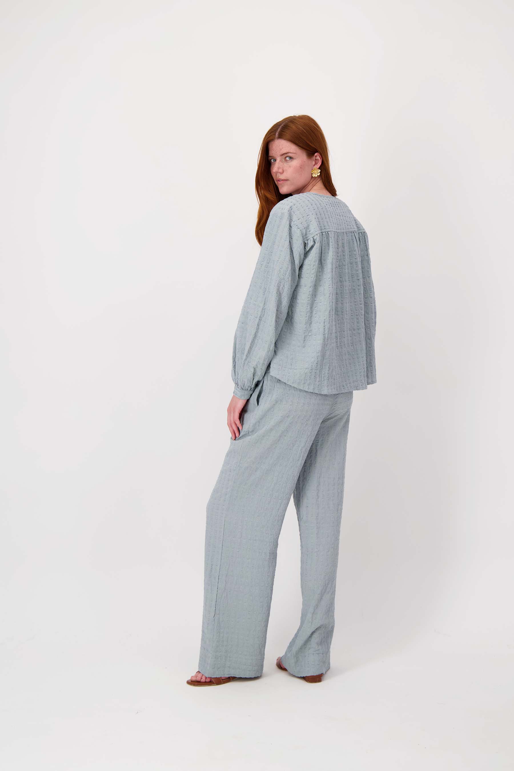 seersucker blouse