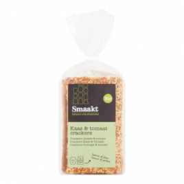Smaakt Biologische kaas en tomaat crackers