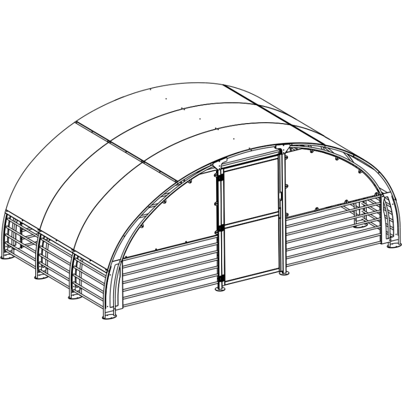 Abri 6 vélos suivant pour abri M026V