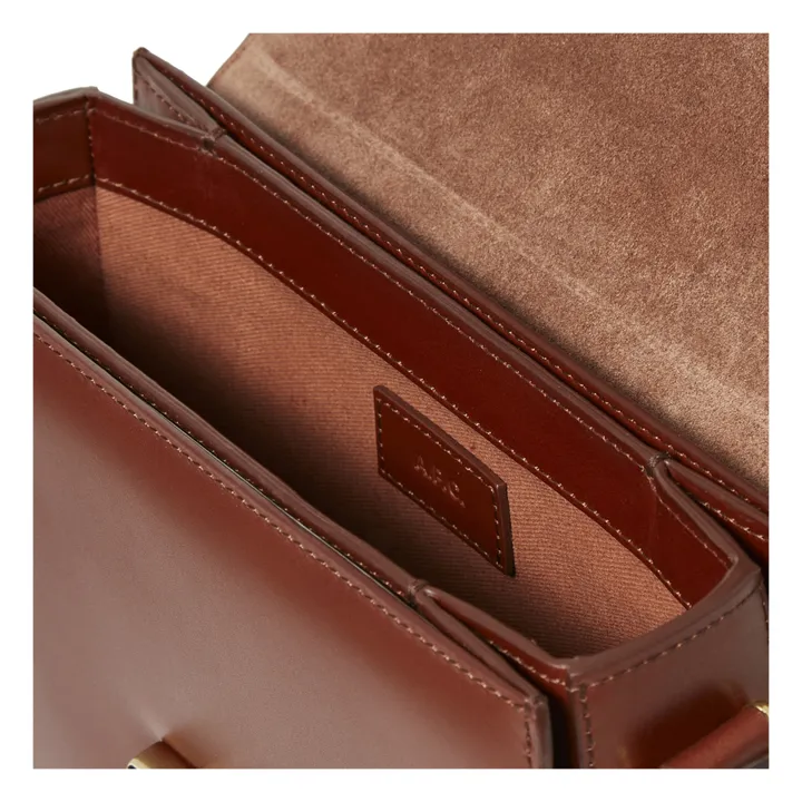 A.P.C. Sac Grace Small Cuir Lisse | Noisette