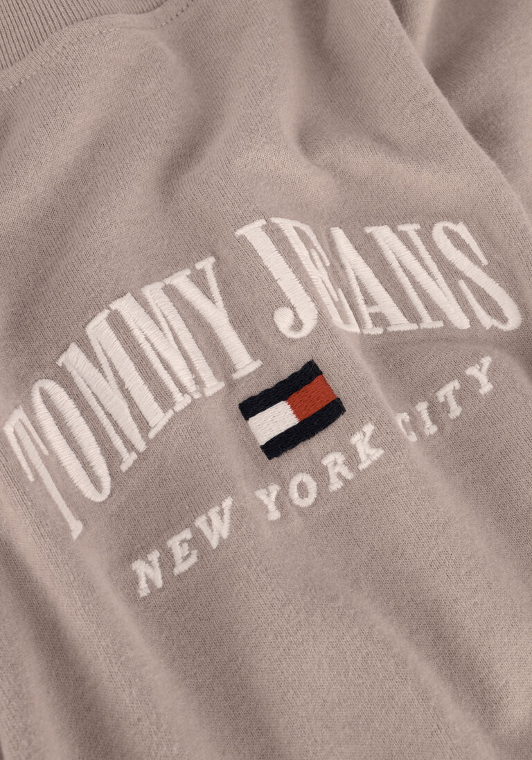 TOMMY JEANS beige tommy jeans t-shirt tjm clsc small varsity tee