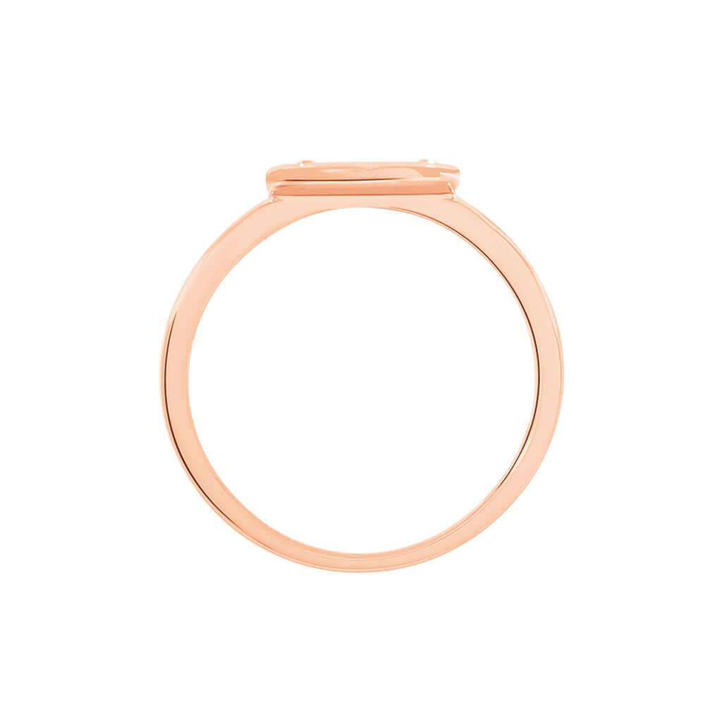 Bague Erinna Argent Rose Oxyde De Zirconium