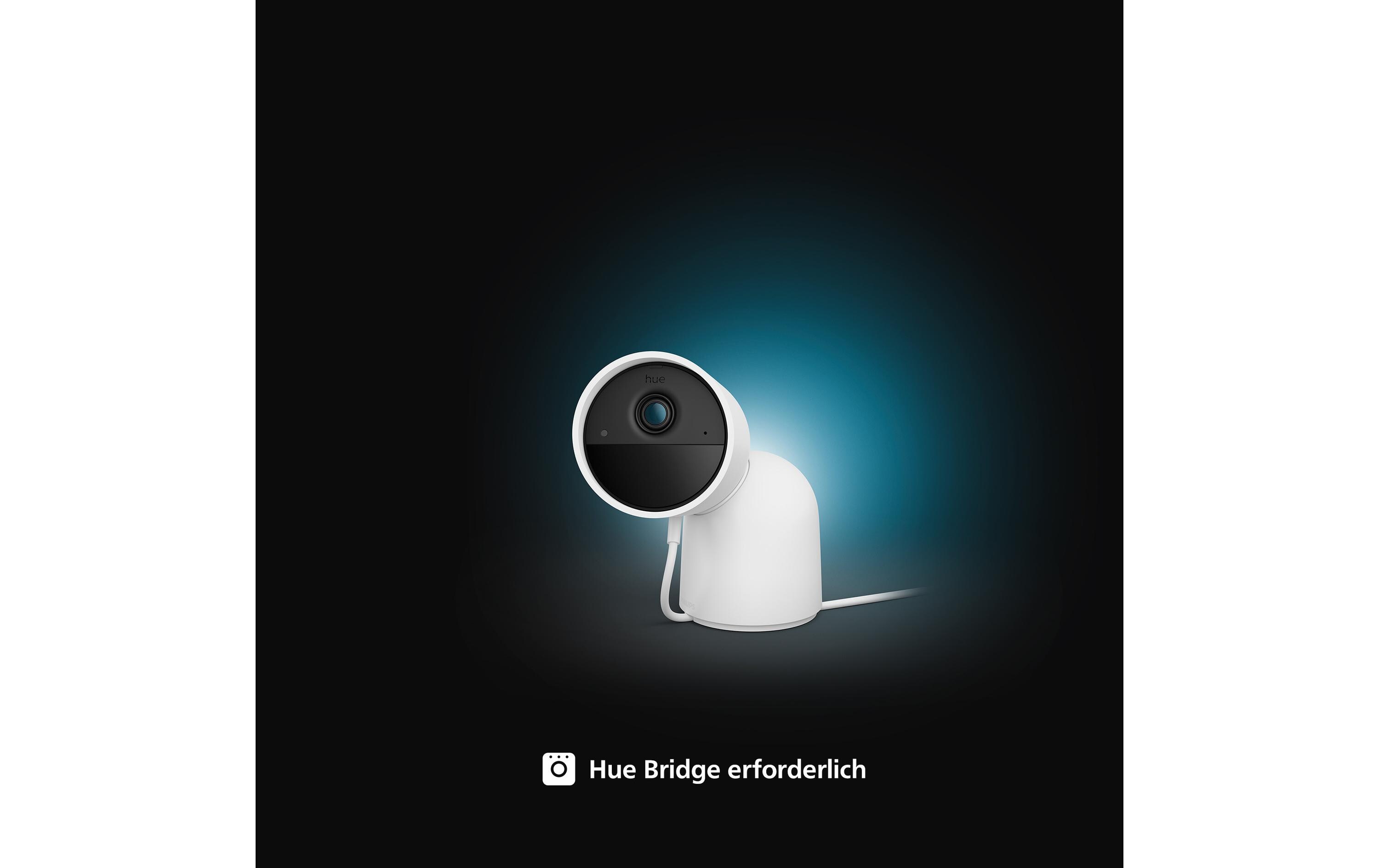Secure kabelgebundene Kamera mit Standfuss Weiss<br>Netzwerkkameras: intelligentes Zuhause, intelligentere Sicherheit