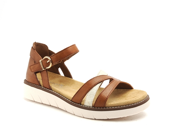 Remonte nu pieds plats femme d2046 marron