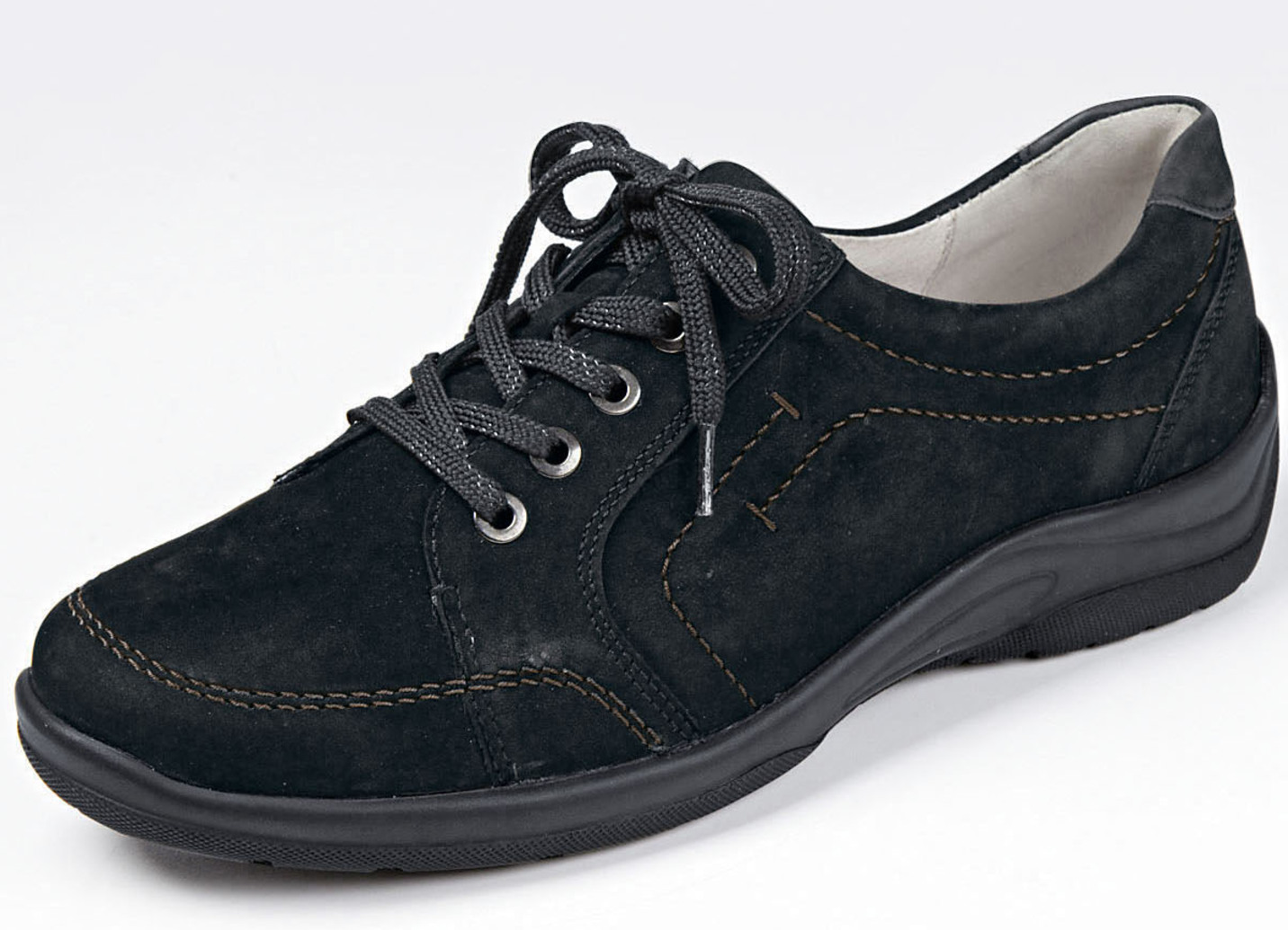 Waldläufer Schnürschuh aus hochwertigem Leder