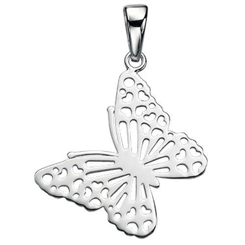 Collier papillon en argent 925/1000