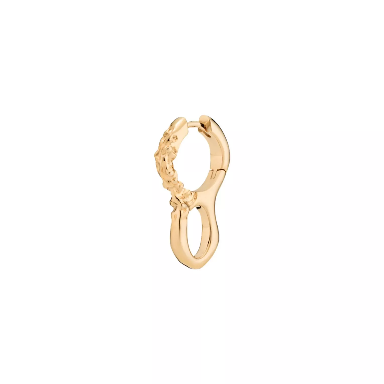 Maria Black Rove Ørering Single 22 kt. Forgyldt Sølv 100961YG