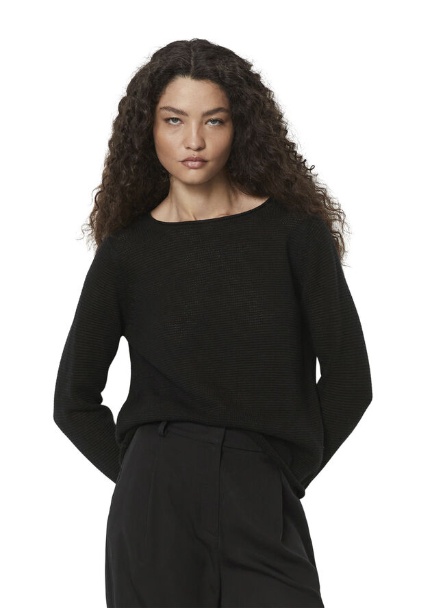 Marc O’Polo Pullover, longsleeve, roundneck Black