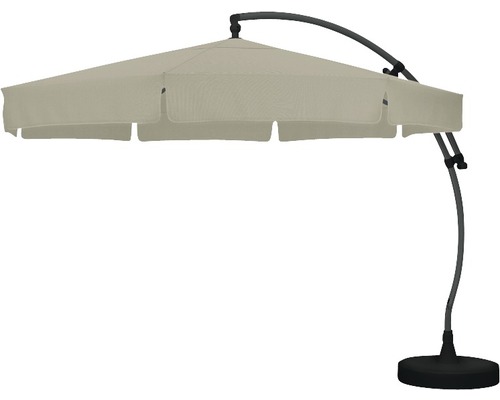 Sun Garden Easy Sun hangparasol Ø 350 cm 190 g/m² taupe