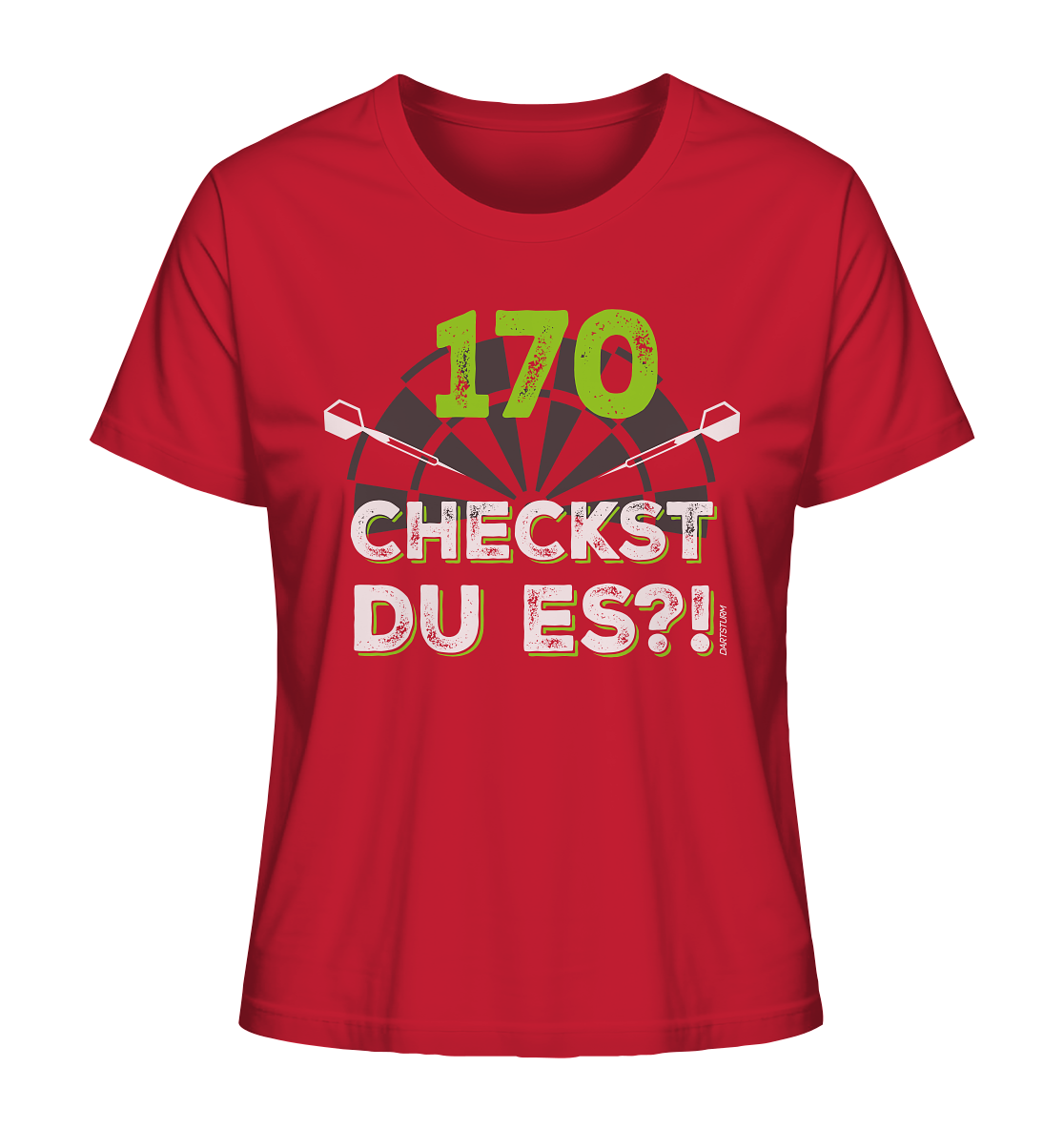 DartSturm - 170 Checkst du es - Ladies Organic Shirt