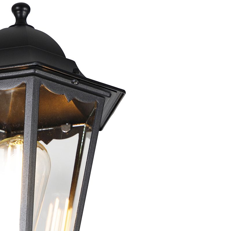 Buitenlantaarn zwart 220 cm 2-lichts IP44 - Havana