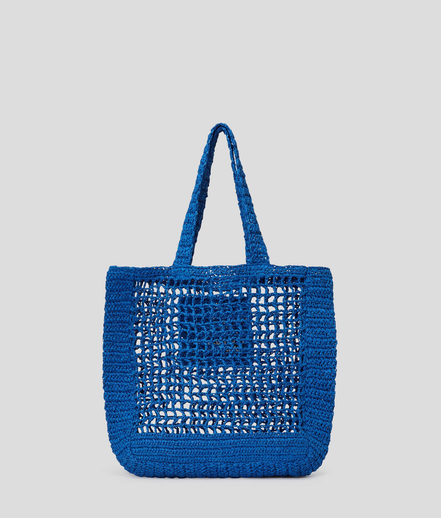 CABAS EN RAPHIA - Bleu KLJ