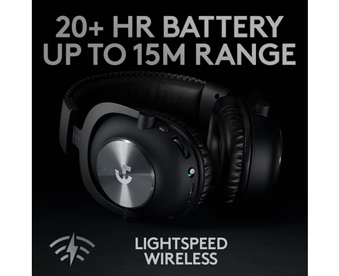 Logitech PRO X WIRELESS Gaming Headset - BLACK
