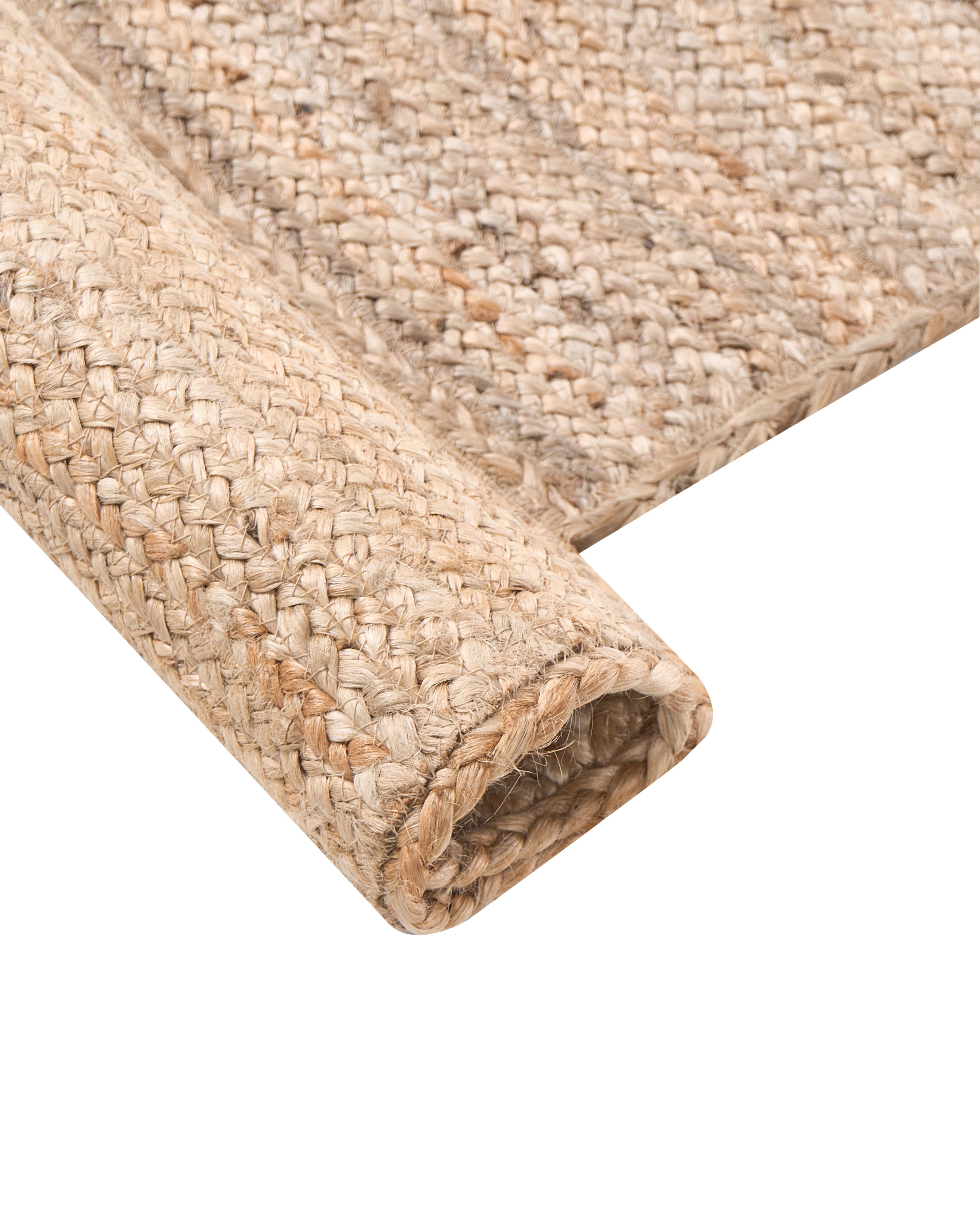 Vloerkleed SANGLI Beige 80 x 300 cm Jute