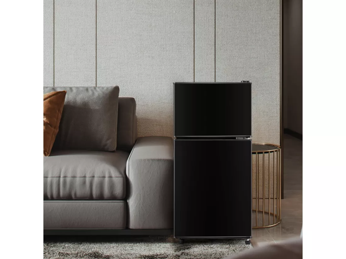 Réfrigérateur 22L+38L avec LED, pieds réglable, 172 kWh/an, -27 °C à 13 °C, 7 Niveau Température, énergétique E, 42x45.5x86.8cm