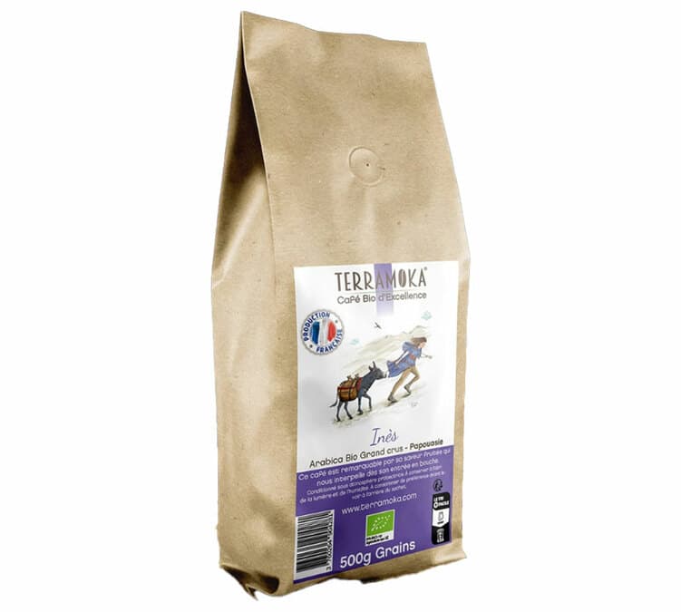 500 g café en grain Inès TERRAMOKA