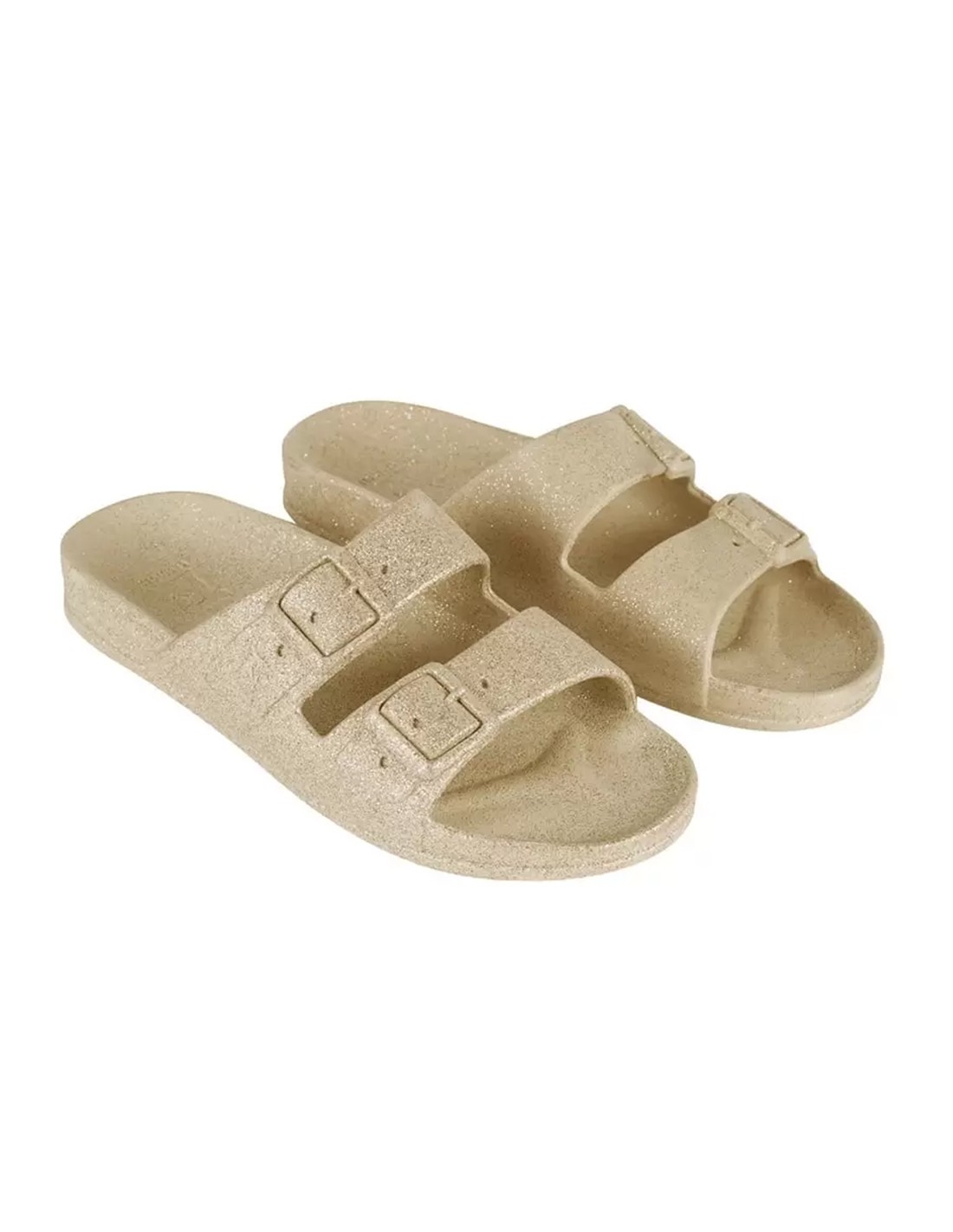 cacatoes Claquettes Femme Carioca Doré