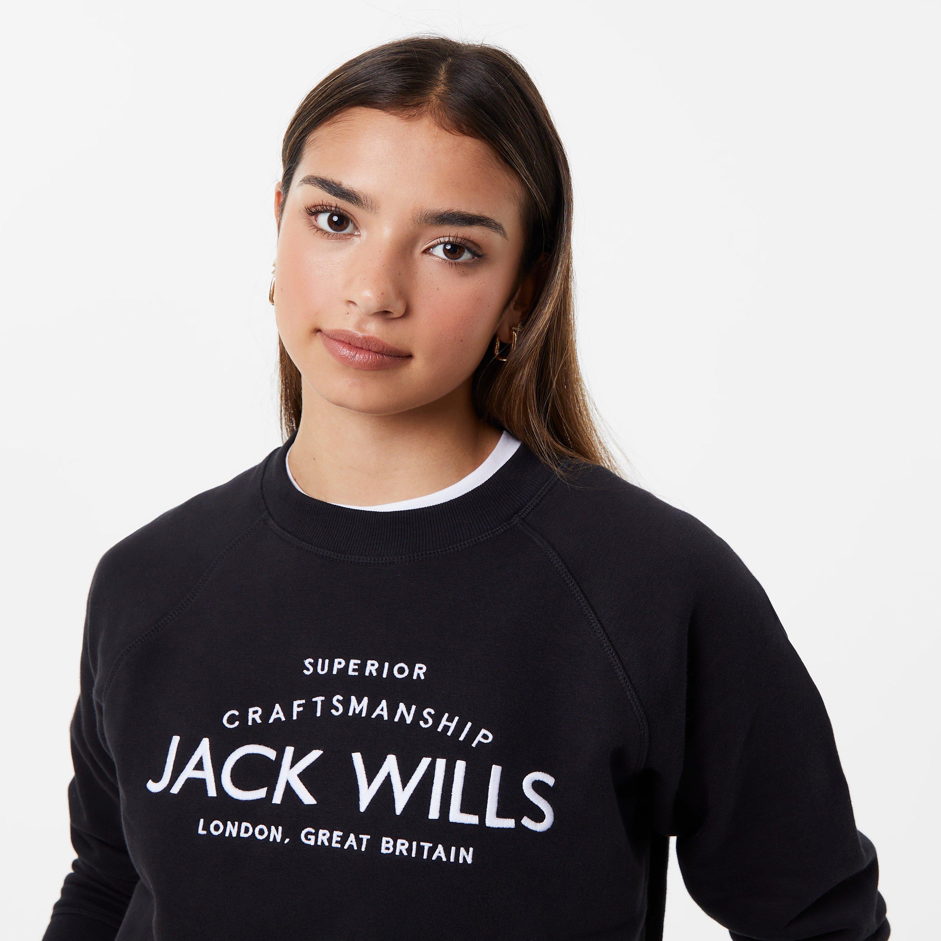 Jack Wills JW Hunston Graphic Crew Neck Sweatshirt