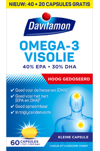Davitamon Compleet Omega 3 Visolie 60CP