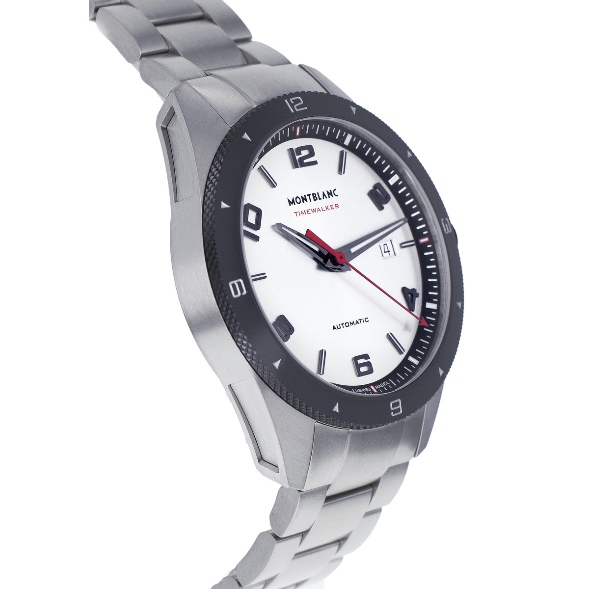 Montre d'occasion MONT BLANC Timewalker homme automatique acier