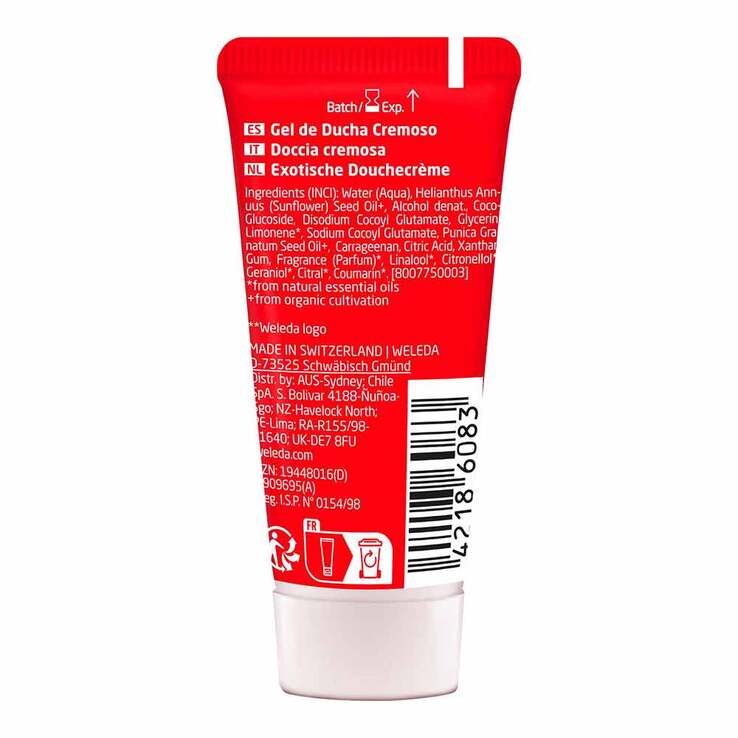 Weleda Inspire Shower Cream Granatapfel , 20 ml