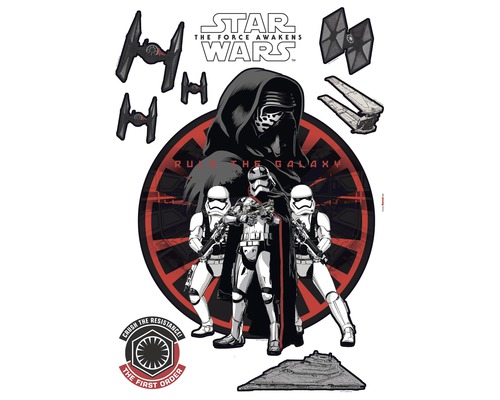 Muursticker Disney Editie 4 Disney Star Wars FIRST ORDER 50 x 70 cm