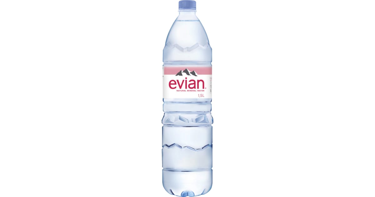 Evian Mineralwasser natürlich 1,5 Liter (Einweg)