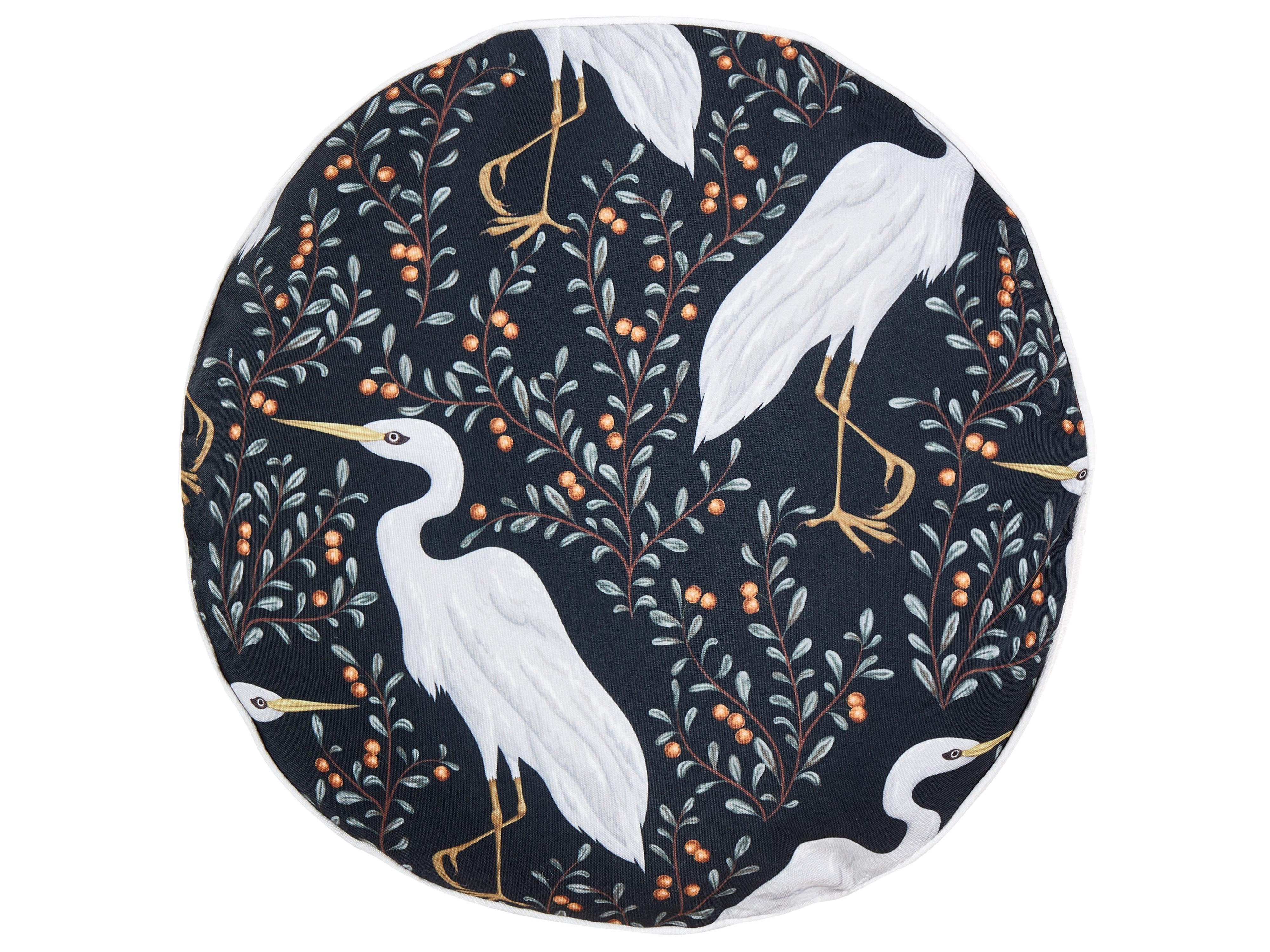 Set van 2 tuinkussens PIANAZZO dierenprint 40 x 40 cm Zwart