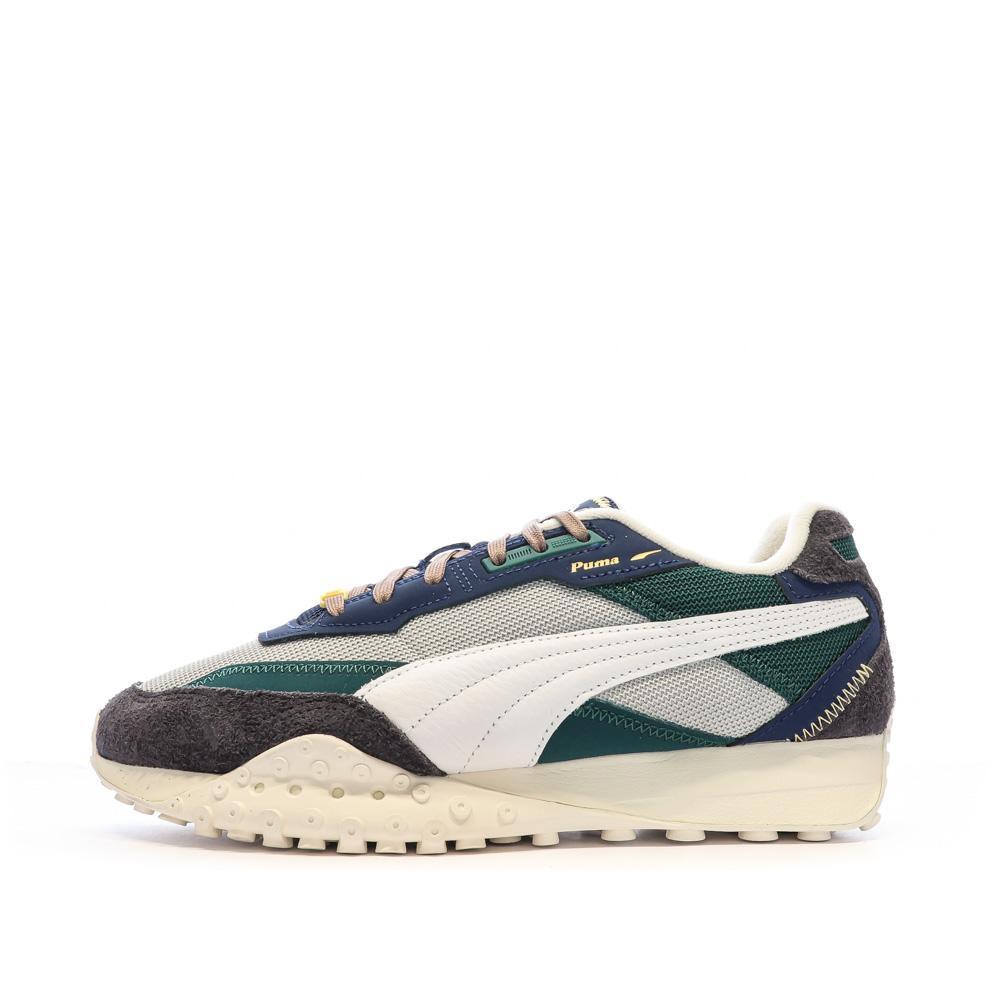 Puma Baskets Homme Blanc/Gris Homme Puma Blktop Rider