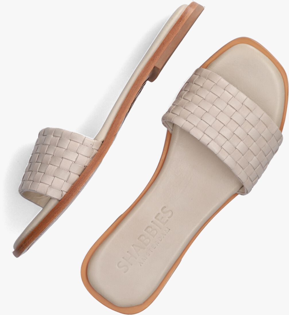 SHABBIES witte shabbies slippers 170020171