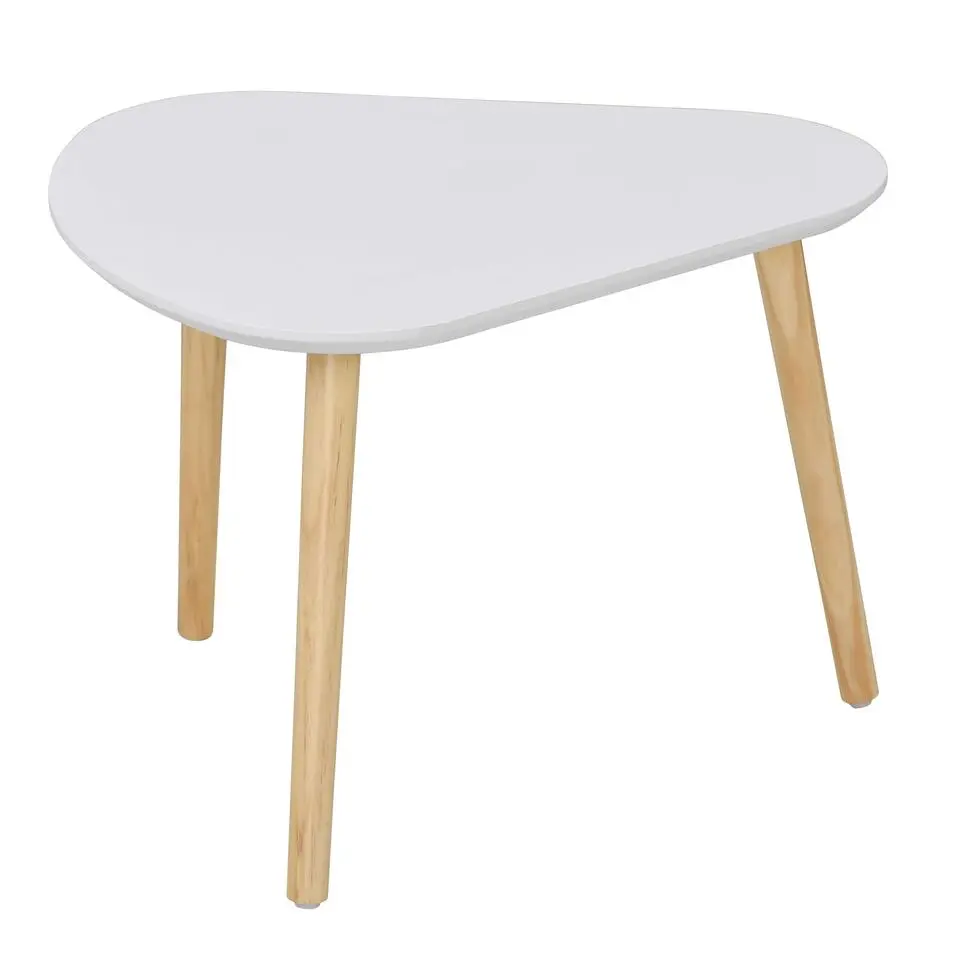 CALICOSY - Set van 3 salontafels - Wit - 42x103x50 cm