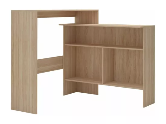 Table de bar avec 2 dessus de table Chêne 130 x 40 x 120 cm