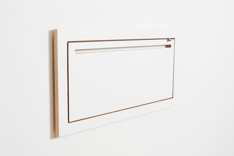 FlÃ¤pps Kledingrek HÃ¤ngrail 80x40-1 - Wit