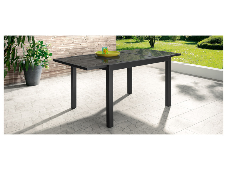 Uitschuifbare aluminium tuintafel Houston