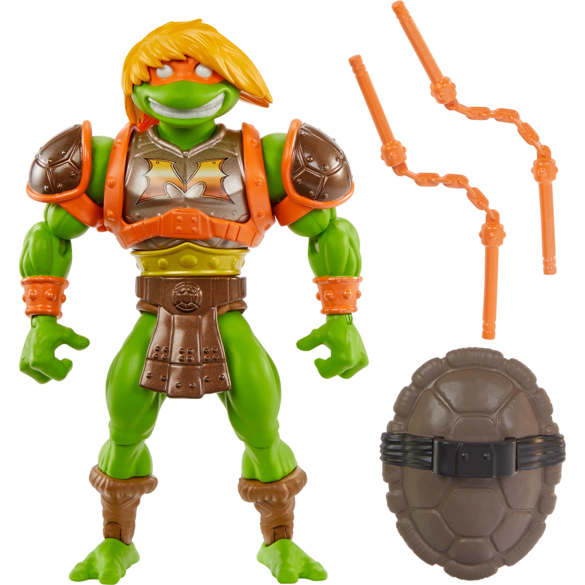Mattel Spielfigur Masters of the Universe Origins Turtles of Grayskull Michelangelo